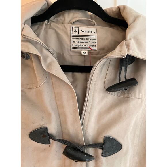 Men's Vintage Armor Lux Tan Coat/Jacket - Picture 5 of 6